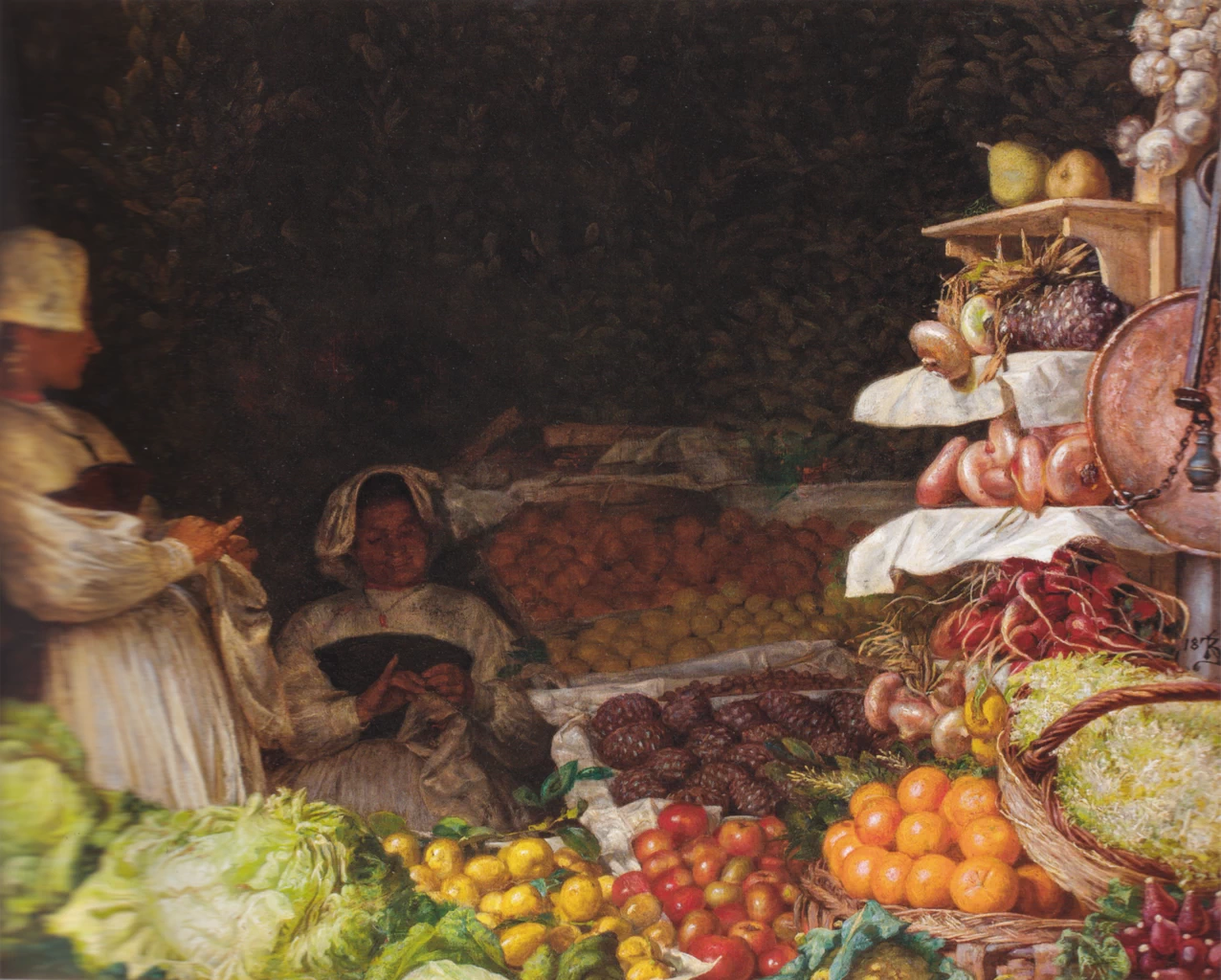 Kristian Zahrtmann - 122, Una fruttivendola romana, 1883